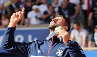 Nole con il tanto desiderato oro olimpico