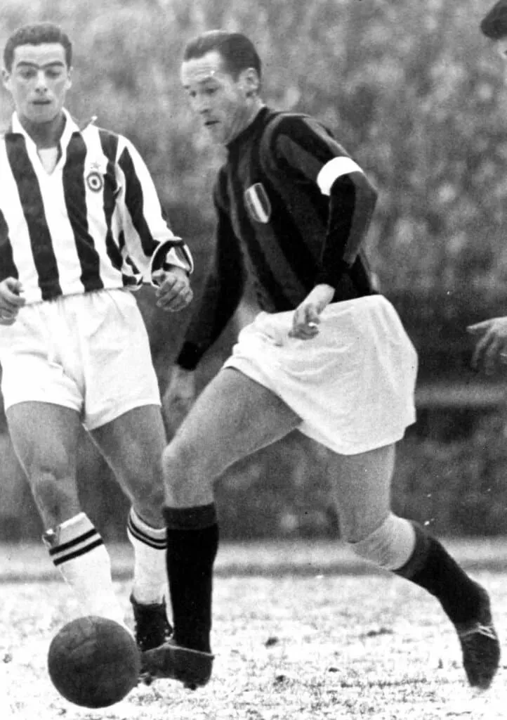 Il capitano Liedholm contro la Juve!