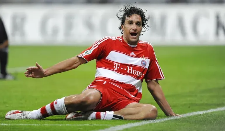Luca Toni con la maglia del Bayern!