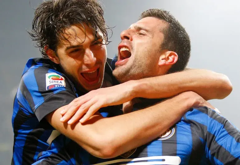 Una bellissima esultanza di Thiago con la maglia dell'Inter!