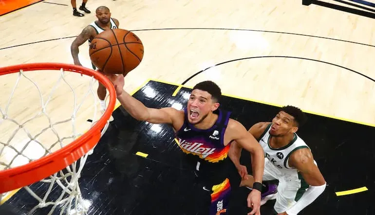 Un'immagine dei playoff NBA