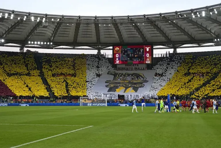 La coreografia della Sud nel derby di ritorno 2022!