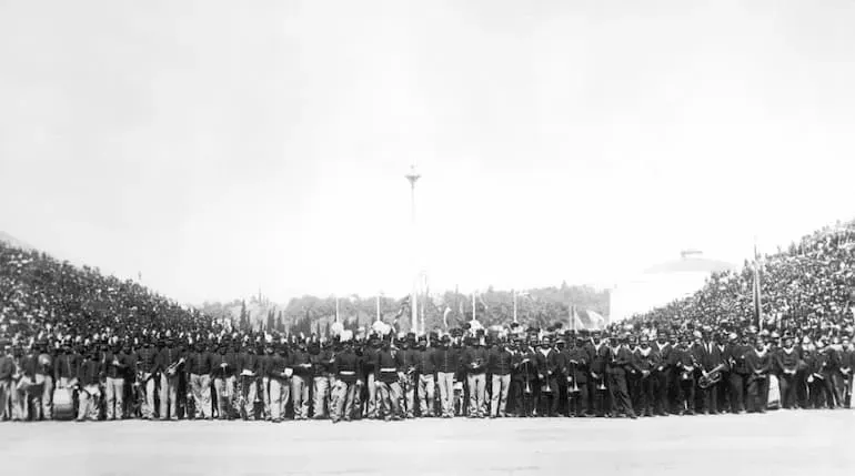 Uno spettacolare scatto di Atene 1896!
