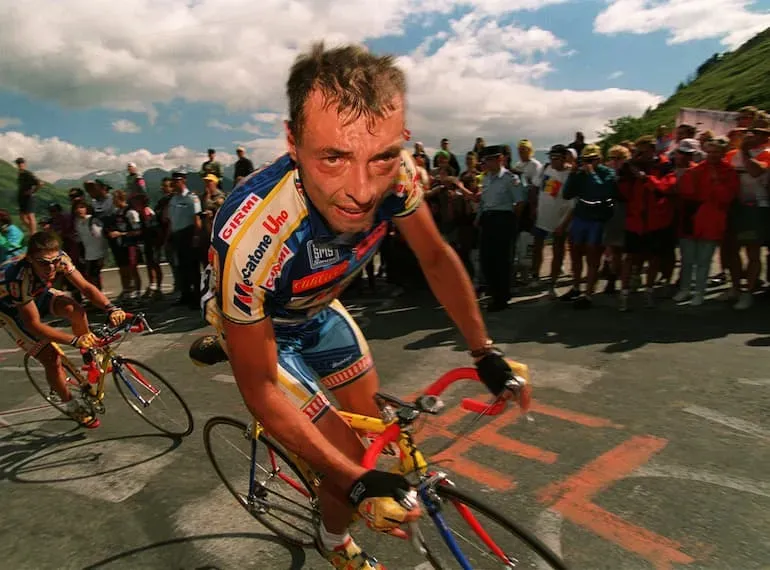 Roberto Conti gregario di Pantani