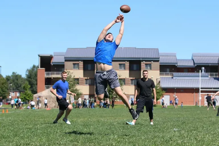 Una sfida di flag football