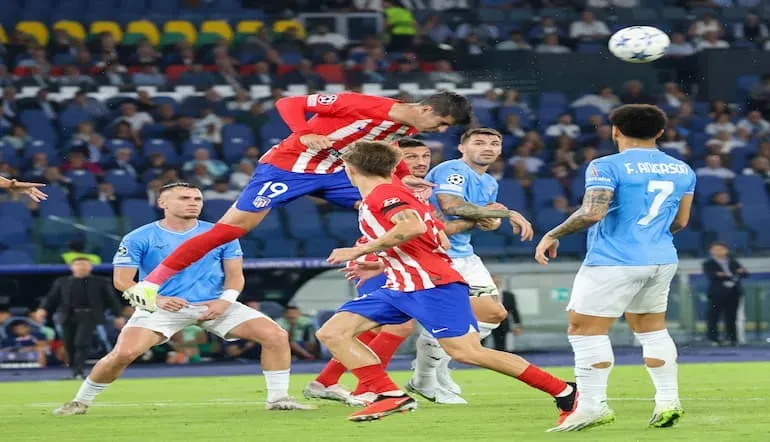 La zona della Lazio contro l'Atleti di Morata
