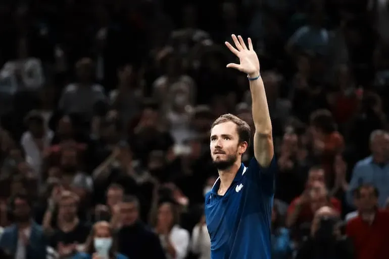 Daniil con la polo Lacoste