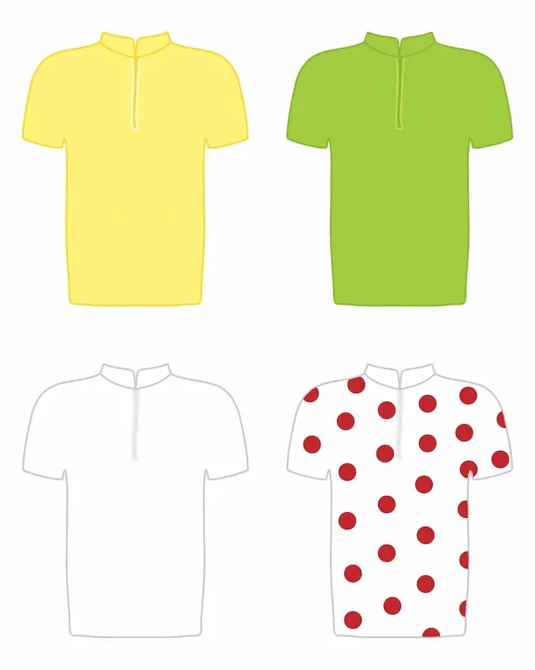 colori maglie Tour