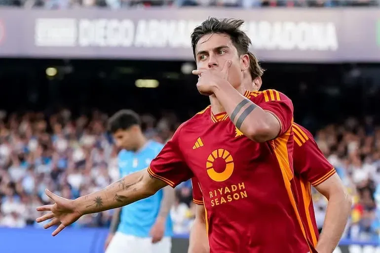 Dybala allo stadio di Napoli